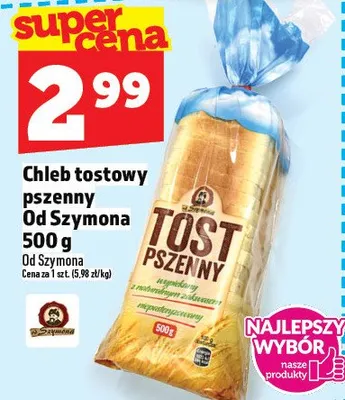 Chleb tostowy pszenny promocja w TOPAZ