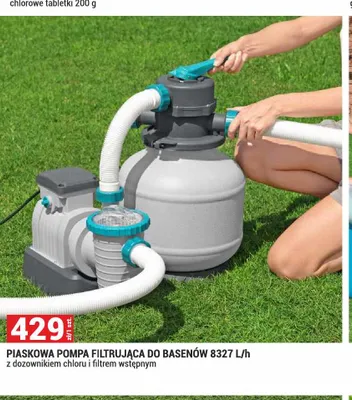 Piaskowa pompa filtrująca do basenów Bestway promocja w Merkury Market
