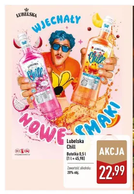 Likier Lubelska Chill Malina z Limonką promocja w Aldi
