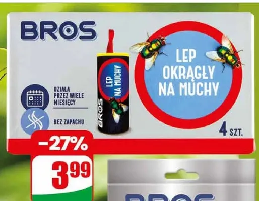 Lep okrągły na muchy Bros promocja w Dino