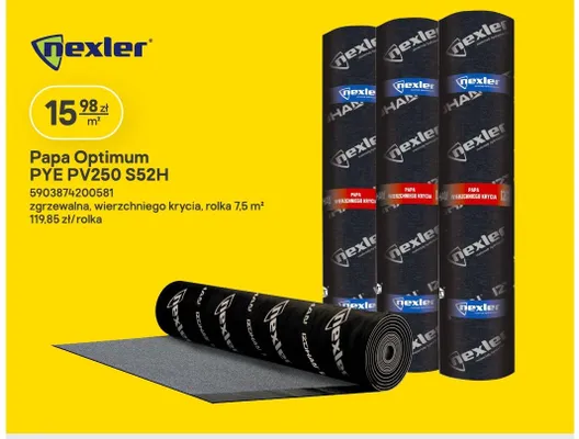 Papa Optimum Nexler PYE PV250 S52H promocja w Castorama