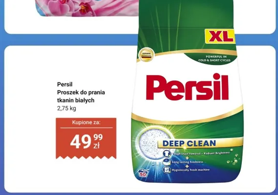 Proszek do prania tkanin białych Persil Deep Clean promocja w Dino