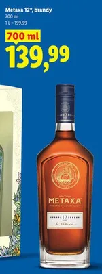 Brandy Metaxa 12* promocja w Lidl
