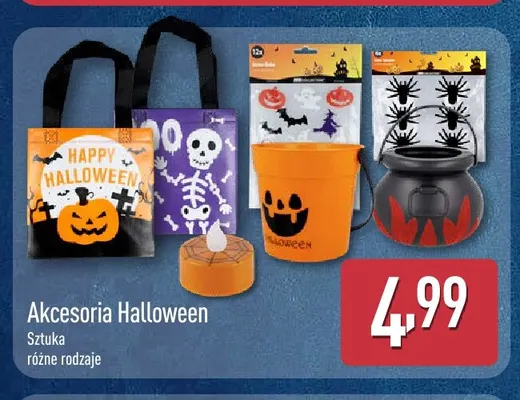 Akcesoria Halloween promocja w Aldi