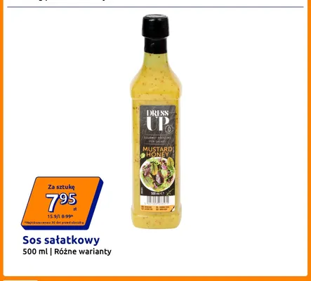 Sos sałatkowy Dress Up Mustard Honey promocja w Action