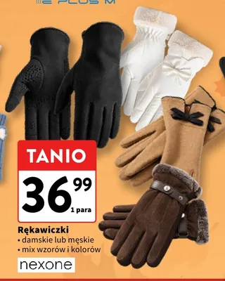 Rękawiczki męskie Nexone promocja w Intermarche
