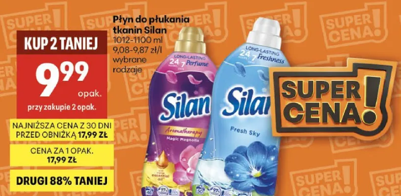 Płyn do płukania tkanin promocja w Delikatesy Centrum