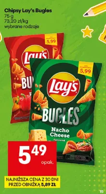 Chipsy Lay's Bugles Paprika promocja w Delikatesy Centrum