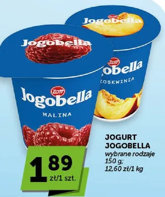 Jogurt Jogobella malina Zott promocja w Euro Sklep