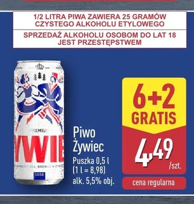 Piwo Żywiec promocja w Aldi