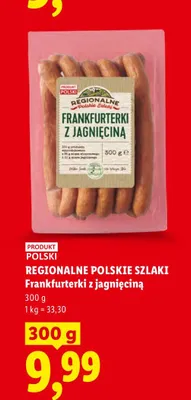 Frankfurterki z jagnięciną Regionalne Polskie Szlaki promocja w Lidl