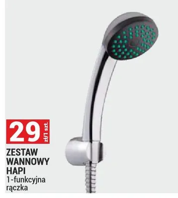 Zestaw wannowy HAPI 1-funkcyjna ręczka promocja w Merkury Market