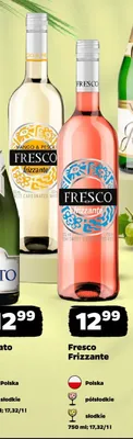 Wino musujące Fresco Frizzante Rose promocja w Netto