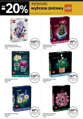 Klocki LEGO Botanicals 11511 Lilie wodne promocja w Empik