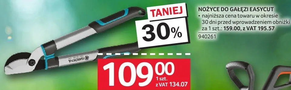 Nożyce do gałęzi EASYCUT GARDENA promocja w Selgros