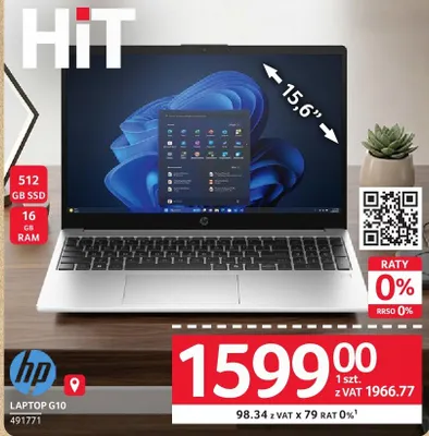 Laptop HP G10 promocja w Selgros