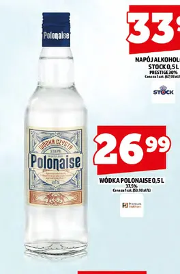 Wódka Polonaise 37,5% promocja w TOPAZ