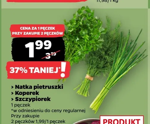 Natka pietruszki promocja w Netto