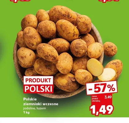 Ziemniaki wczesne polskie promocja w Kaufland