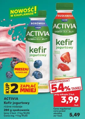 Kefir jogurtowy Activia promocja w Kaufland