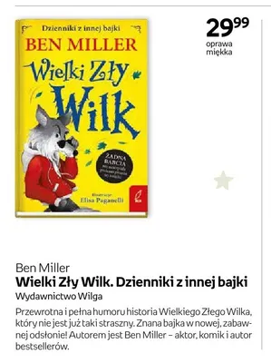 Książka Wielki Zły Wilk. Dzienniki z innej bajki promocja w Empik
