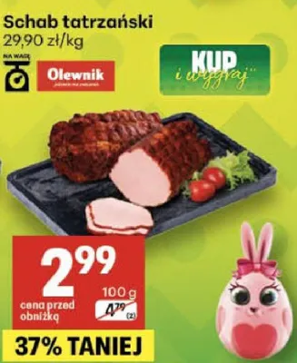 Schab tatrzański promocja w Delikatesy Centrum