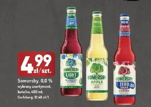 Piwo Somersby Light Blueberry & Lemon promocja w Avita