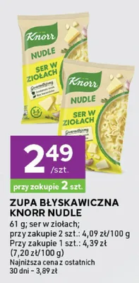 Zupa błyskawiczna nudle promocja w Stokrotka