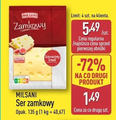 Ser zamkowy promocja w Aldi