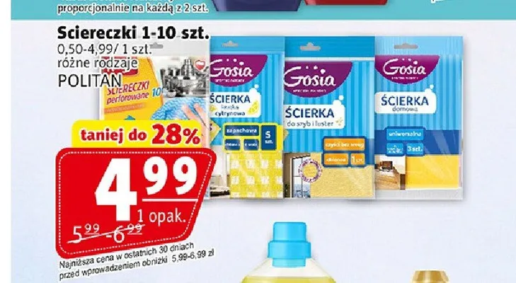 Ściereczki Gosia promocja w Prim Market