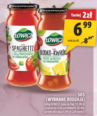 Sos słodko-kwaśny Łowicz promocja w Arhelan
