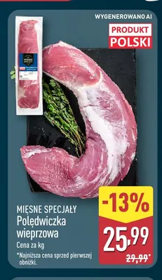 Polędwiczka wieprzowa Mięsne Specjały promocja w Aldi