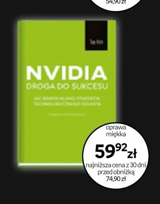 Książka Nvidia Droga do sukcesu oprawa miękka promocja w Empik