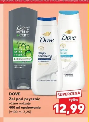 Żel pod prysznic Dove Men+Care Extra Fresh promocja w Kaufland