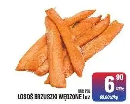 Łosoś brzuszki wędzone luz promocja w Tomi Markt