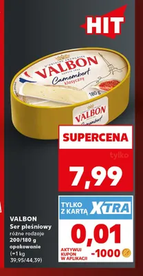 Ser pleśniowy Valbon promocja w Kaufland