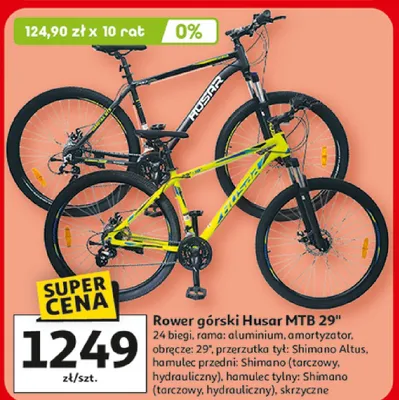 Rower górski Husar MTB 29" promocja w Auchan