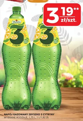 Napój gazowany Zbyszko 3 Cytryny promocja w Top Market