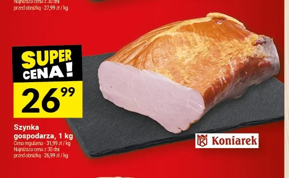 Szynka gospodarza Koniarek promocja w Twój Market