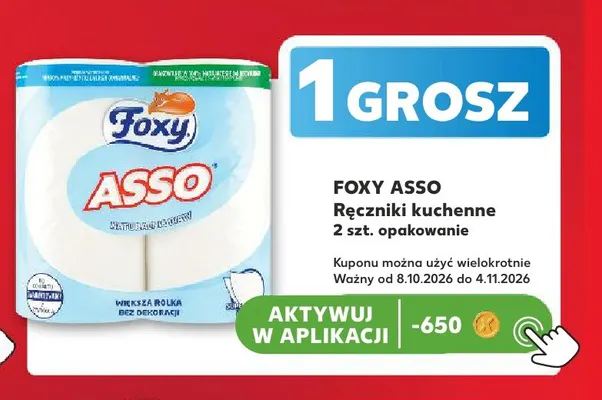 Ręczniki kuchenne Foxy Asso promocja w Kaufland