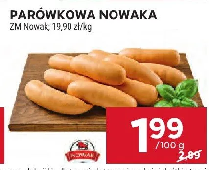 Parówkowa Nowaka ZM Nowak promocja w Stokrotka