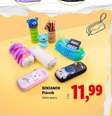 Piórnik Beniamin promocja w Lidl