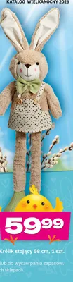 Królik stojący 58 cm promocja w Twój Market