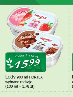 Lody Hortex promocja w CEZAR Delikatesy