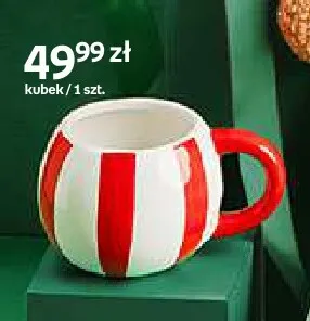 Kubek w paski Santa's Factory promocja w Empik
