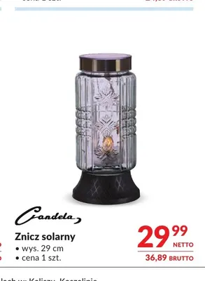 Znicz solarny Candela promocja w Makro