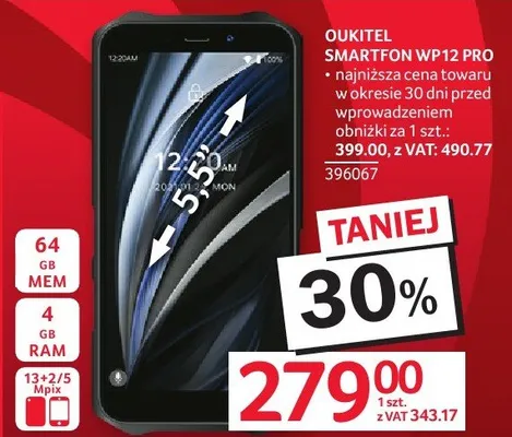 Smartfon WP12 Pro promocja w Selgros