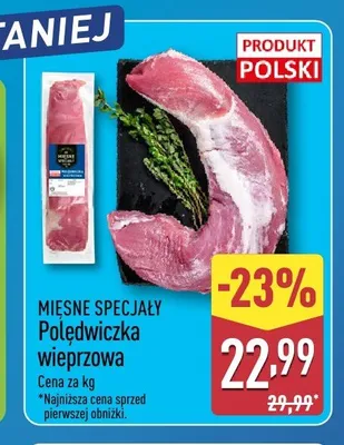 Polędwiczka wieprzowa Mięsne Specjały promocja w Aldi