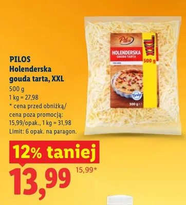 Gouda tarta holenderska, XXL promocja w Lidl