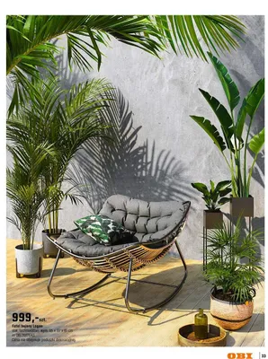 Fotel bujany Logan promocja w OBI